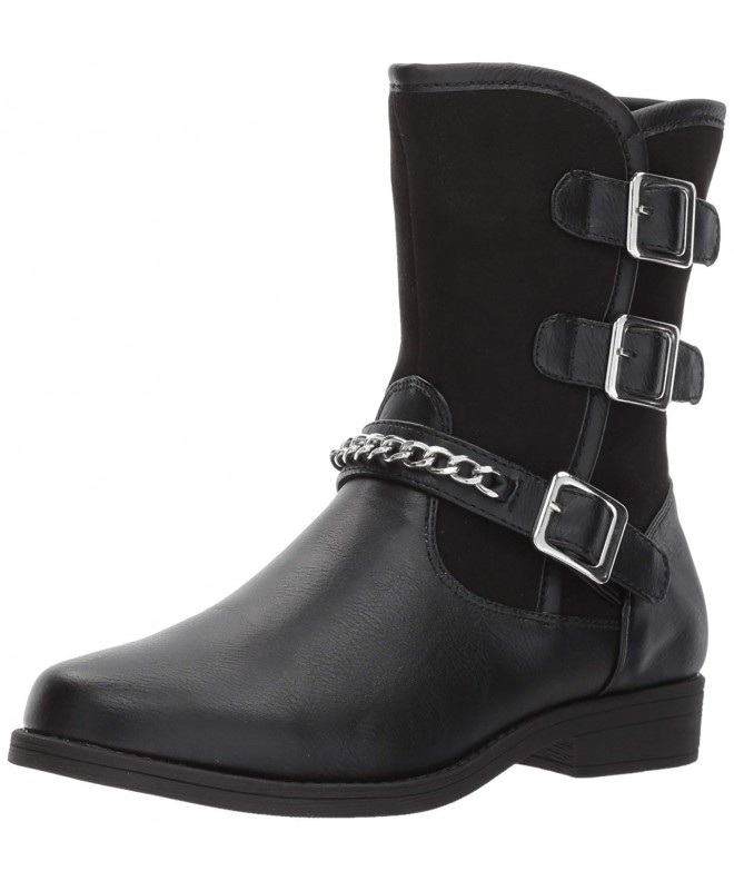 Boots Kids' Tribeca Fashion Boot - Black Smooth - CZ17YXMKSRD $63.00