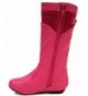 Boots Girls Tina-Jr Mid Calf Riding Boots - Hot Pink - CZ125R822PR $53.15