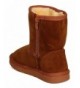 Boots Girls Faux Suede Butterfly Fur Lined Winter Boot FG58 - Tan - CI12N1JZAVT $45.00