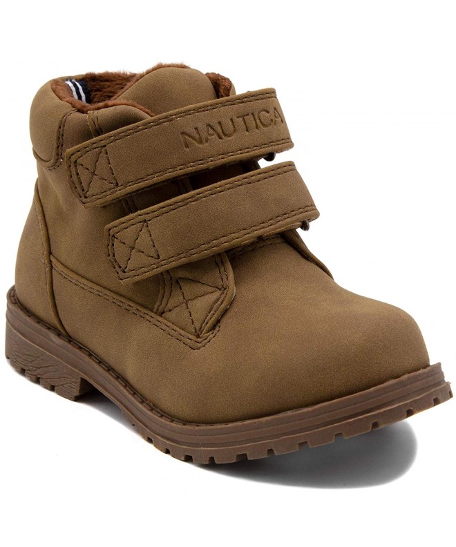 Boots Kids Chukka Boot Boys Adjustable Strap Dress Bootie (Toddler/Little Kids) - Tan - CR18M53KDSG $53.77