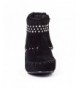 Boots Girl's Causal Boot with Crystal On The Top and Fringe - Black - CF12MYVPF1G $39.75