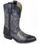 Boots Girls Vintage Black Preston Snip Toe Wingtip Western Boot - C2110CRWQA9 $82.31