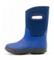 Boots Kids Toddler Neoprene Mud Rain Boots Blue/Pink/Purple - Blue - CX18GNWEWZD $62.44