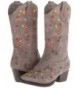 Boots Blossom Snip Toe Cowgirl Boot (Toddler/Little Kid) - Grey - CR11JXYYBB5 $87.18