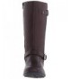 Boots Brandy Boot (Toddler/Little Kid/Big Kid) - Dark Brown Smooth/Brown Quilted Trim - CR11US8GP0P $74.31