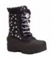 Boots Girl's Polka Dot Black Lace Up Winter Snow Boots - 11.0 Big Kid - CB18KO88AWC $42.98