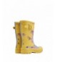 Boots Baby Girl's Printed Welly Rain Boot (Toddler/Little Kid/Big Kid) Yellow Floral 2 M US Little Kid - CE18ELWTH0U $57.68