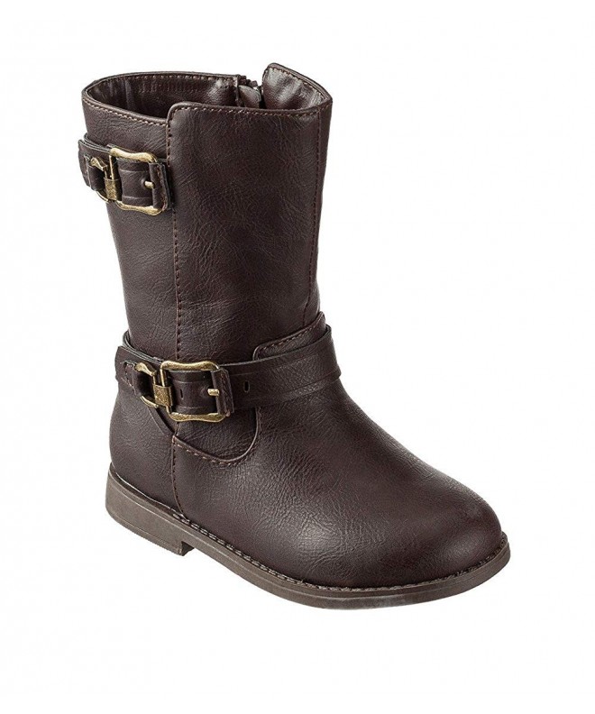Boots Toddler Girl Lil' Keira Tall Riding Boots Brown - CY1864LQWLQ $50.19