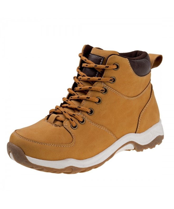 Boots Boys Hiking Style Comfort Work Boots (Little Kid - Big Kid) - Tan - C5185UW78Y8 $62.17