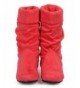 Boots Girl Suede Round Toe Riding Flat Slouch Boot (Toddler) DE42 - Coral - CQ128XATYSX $23.48