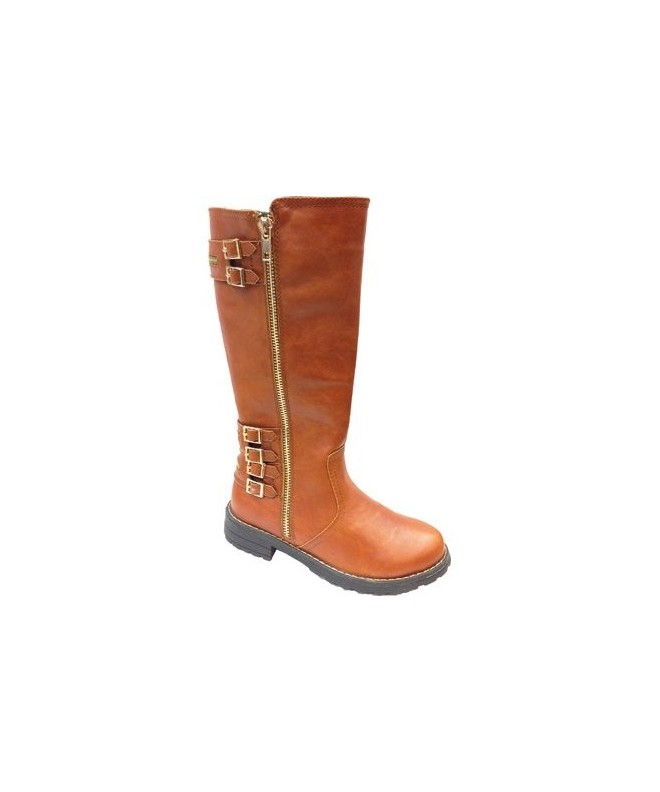 Boots Girls' KG13060D - Tan - CX11P2VQVP7 $56.68