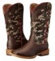 Boots Camo Cowgirl Square Toe Camo Cowgirl Boot (Toddler/Little Kid) - Brown - CY11N2757NP $82.47