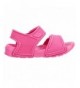 Clogs & Mules Kid's 2-Strap Sports Sandals Children Non-Slip Summer Beach Shoes - Fushia - CT18ENG2D2Y $27.38