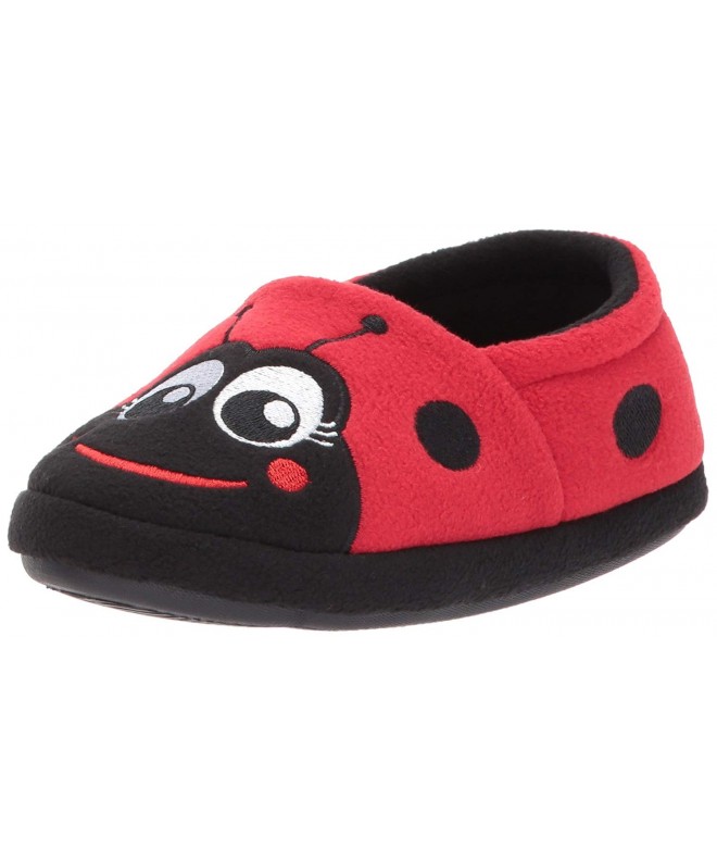 Clogs & Mules Kids Girls' Fashion Pull-On Plush Boot - Lucy the Ladybug - CD12NSZ16SL $30.52