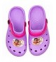Clogs & Mules Official Licensed Girls Clogs PVC Beach Pool Footwear - Purple - CY18G6KX2SX $34.75