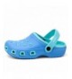 Clogs & Mules Kid's Non-Slip Summer Garden Clogs Cute Children Beach Slipper Sandals - Blue - CI18DXS7QI6 $26.27
