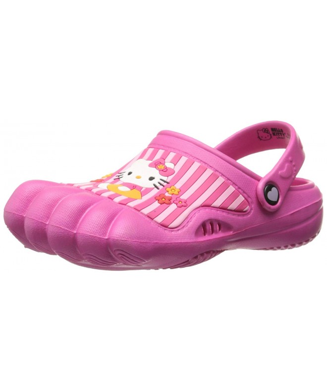 Clogs & Mules Hello Kitty Girls Pink Silly Feet Clogs (Little Kid) - Hot Pink/Multi - CD11KGBE5V5 $18.46