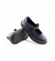 Flats Girl's Mary Jane School Uniform Shoes - Navy - CT18M5QS2QL $33.05