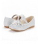 Flats Girl's Toddler/Little Kid/Big Kid Aurora-03 Mary Jane Ballerina Flat Shoes - Aurora03/Silver/Glitter - CF185G0GZMX $37.41