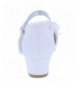 Flats Girls' Cici Flower Heel - White - C312NVDYPYH $34.23