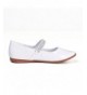 Flats Girls Mary Jane Shoes Slip-on Party Dress Flat for Kids Toddler - B-white - CN18G9W5MCT $32.44