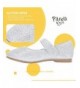 Flats Wedding Uniform Ballerina Toddler - Silver Glitter - CD18G2N53MA $35.99