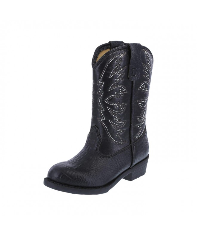 Boots Boys' Toddler Western Boot - Black - CI1892NAM0Z $45.95