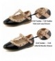 Flats Toddler Little Kid Baby Girl Studded T-Strap Flat Shoes for Child - Black - C51872QIEW4 $46.25