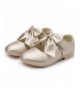 Flats Girls Kids Mary Jane Casual Slip On Ballerina Flat (Toddler/ Little Girl) - A-gold - C118IXUCYMZ $27.57