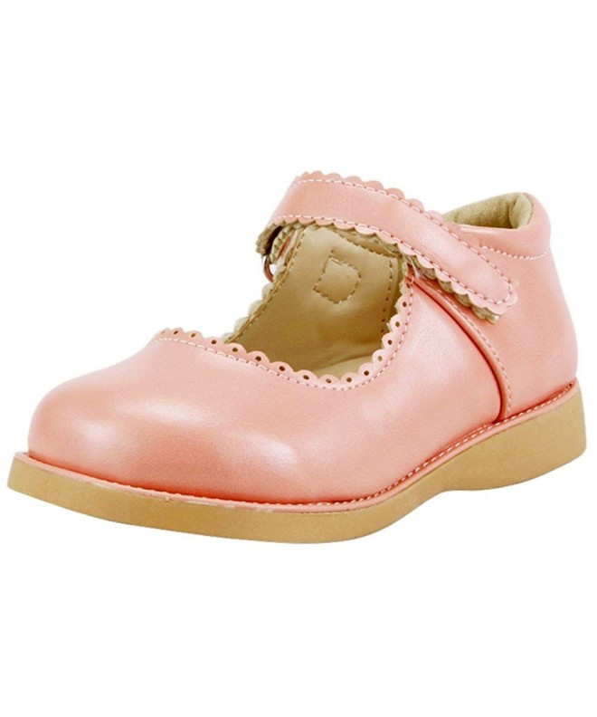 Flats Girl's Mary Jane - Shell Pink - CX186S6OZM4 $29.04