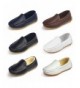 Flats Toddler Synthetic Leather Loafers Little - White Fur Lining - CH18H4C03LI $30.42