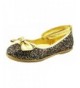 Flats Glitter Ballet Flat - Multi Color With Gold Bow - CS18GR8GG0M $26.80