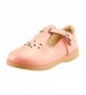 Flats Girl's Patent Bow Mary Jane - Peach - CK184R3C8ET $26.99