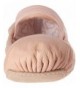Flats Girl's Belle Full-Sole Leather Ballet Shoe / Slipper - Pink - CS17YQ68ETM $28.24