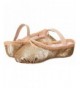 Flats Girl's Glitter Dust Ballet Shoe / Slipper - Gold - C111ZAXBOM1 $32.34