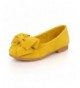 Flats Little Girl's Bow Mary Jane Dress Shoe - Yellow - CV126K40TP7 $27.58