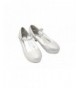 Flats Little Girl Sandal Dress Shoes - Silver - CW11STRL9OT $57.44