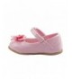 Flats Baby Girls Patent Dressy Shoe Bow (Infant - Toddler) - Pink - CJ1864HW0ZL $39.33
