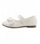 Flats Little Girls Marry Jane Dress Ballet Flat Shoes(Toddler/Little Kid) - White - CC185TLD0CG $31.16