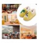 Flats Cute Dinosaur Slippers Kids/Toddlers/Adult Family Cartoon Winter Warm House Slippers Booties - Yellow - CH18I0Z34NE $27.07