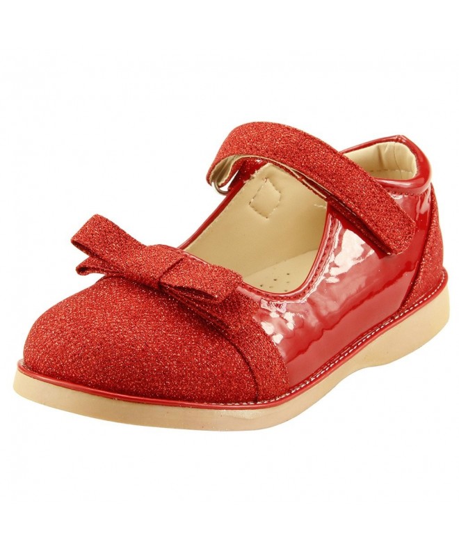 Flats Glitter Mary Jane - Red - CP185NZCDNK $28.59