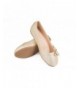 Flats Bow Slip On Ballet Flats - Shoes for Girls (Little Kid) - Glitter Gold - CH18KM2S0DM $30.26