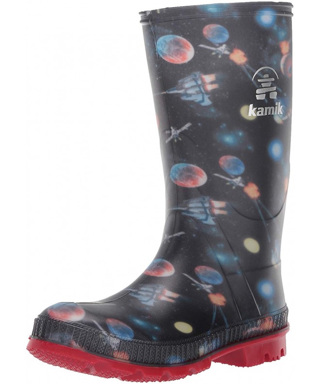 Boots Kids' Stompspace Rain Boot - Black - C718EQAGQU4 $71.10