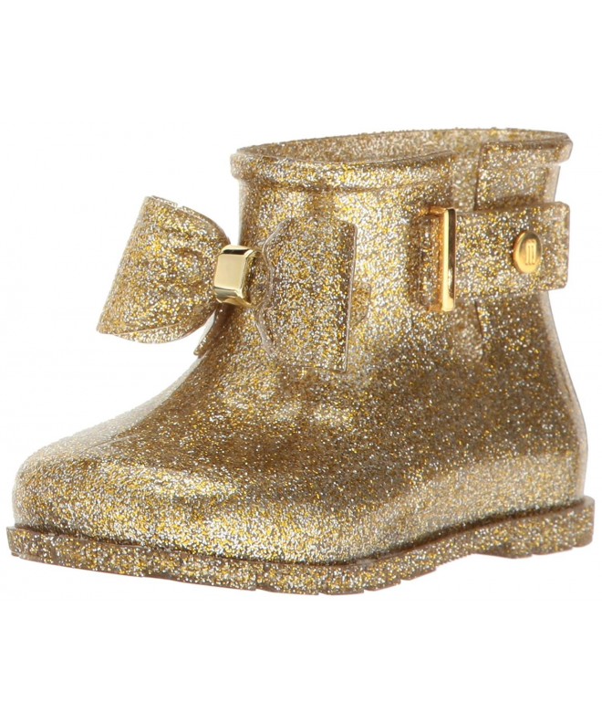 Flats Kids' Mini Sugar Rain Bow Boot - Gold Glitter - C712O45KLKU $86.32