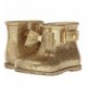 Flats Kids' Mini Sugar Rain Bow Boot - Gold Glitter - C712O45KLKU $86.32