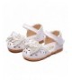 Flats Toddler Baby Kids Girl's Sandals Mary Jane Flat Princess Dress Dance Party Cosplay First Walker Shoes - White - CB18NCN...