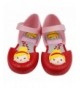 Flats Girls Cute Princess Jelly Shoes Mary Jane Flats for Toddler Little Kids - Red - CL17XX89ELH $22.04