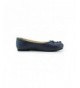 Flats Mia - Handmade Classic Ballet Flats for Girls | Big Kids - Navy Blue - CI180I5C28R $49.52