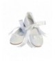Flats Ballerina Style Flats with Satin Ribbon - White - C412KRFADCX $43.25