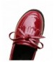 Flats Girls' Patent Leather Slip-On Penny Loafers Flats Bow Tassel Oxfords Moccasins Dress Shoes - Dark Red - C918E88933I $36.95